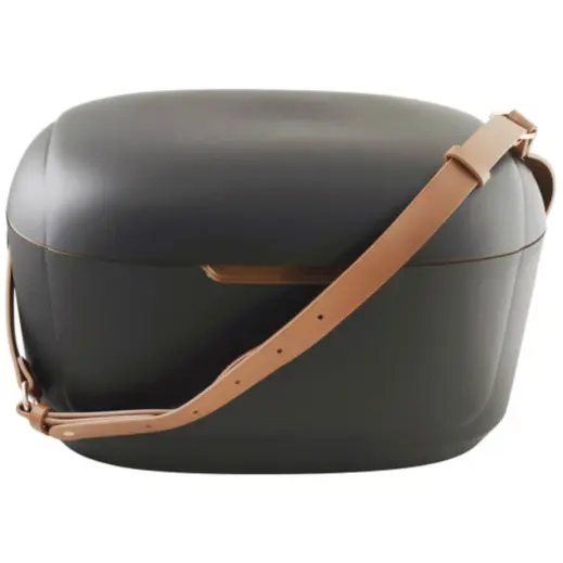 Meridian Hard Box Cooler Black-Brown Front